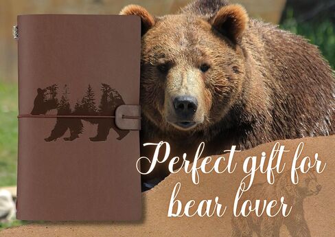 هدايا innobeta bear للنساء/الرجال ، والهدايا لحبيب الدب ، الدب مجلة ، دفتر ملاحظات ، كراسة رسم ، مذكرات السفر ، 7.8 × 5 بوصات in Saudi Arabia