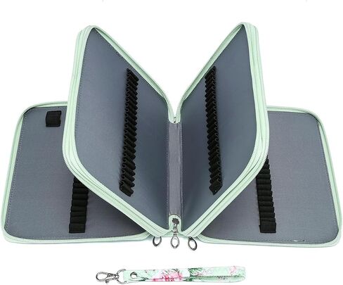 Youngcol 120 فتحات قلم رصاص ملون Color Color Pencil Organizer Storage Marcing Capers Pencys ، Green Rose in Kuwait