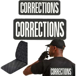 تصحيحات التطريز تصحيح واحد صغير وواحد كبير 3 "x8" و 2 "x6" الخطاف والحلقة على الظهر in Kuwait