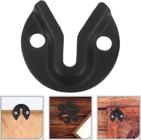ARTIBETTER 8pcs Heavy Duty Metal Keyhole Hangers for Picture Frames and Mirrors Easy Installation Hanging Hooks Versatile Wall Mounting for Artwork and Decor in Saudi Arabia