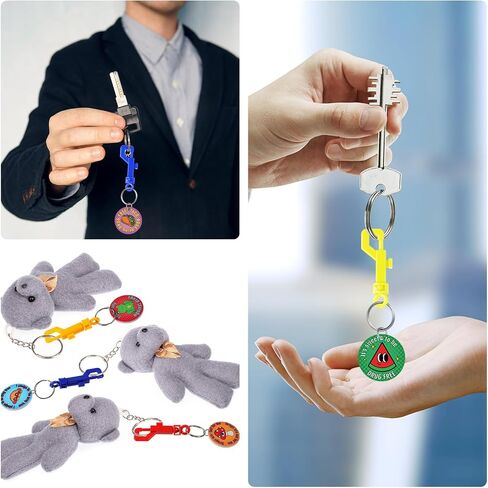 36 Pcs Red Ribbon Week Drug Free Backpack Clip Keychains Red Ribbon Week Awareness Backpack Clip for Anti Drugs Campaigns Events School Supplies Support Groups Fundraisers in Saudi Arabia