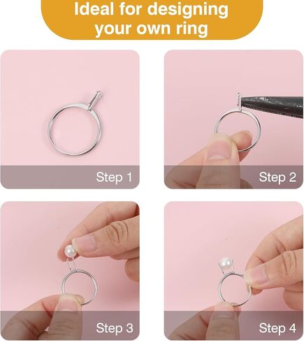Tiesome 2PCS Gold Ring Try-On Tower ، شاشة ذات أحجام ذات أحجام ذات أحجام من الحجر in Saudi Arabia