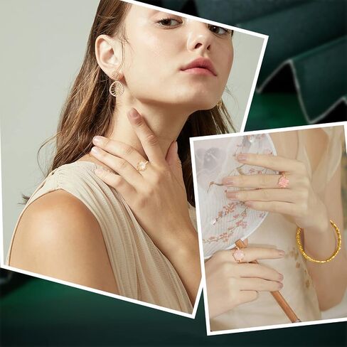ph pandahall قاعدة حلقات قابلة للتعديل ، 6pcs 3 أنماط تويست خواتم الإصبع in Saudi Arabia