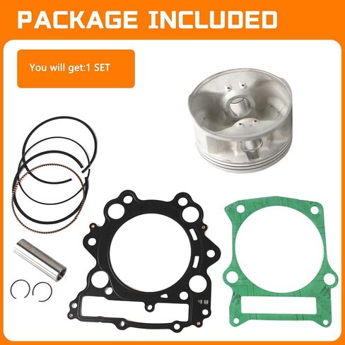 Cylinder Piston Gasket Top End Kit 86.5mm Compatible with Honda Rancher TRX420 FE FM TE TM 2007-2018 After-Market Parts in Saudi Arabia
