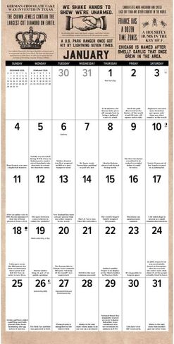Today I Learned 2026 12" x 12" Wall Calendar in Saudi Arabia