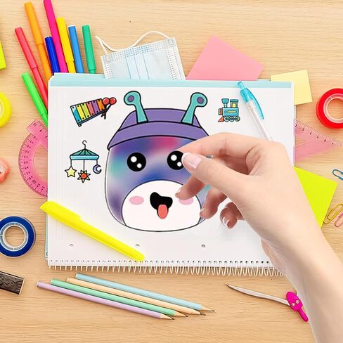 24 Sheets Cute Anime Make a Face Stickers,Birthday Supplies,Birthday Party Favor Supplies Craft in Saudi Arabia