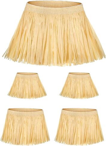 5 Pieces Scarecrow Straw Kit Paper Scarecrow Costume Accessories Neck Arm and Ankle Ties for Party Accessory Halloween Decoration in Saudi Arabia