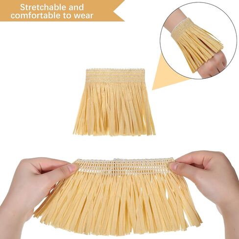 5 Pieces Scarecrow Straw Kit Paper Scarecrow Costume Accessories Neck Arm and Ankle Ties for Party Accessory Halloween Decoration in Saudi Arabia
