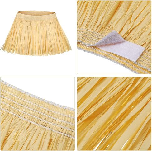 5 Pieces Scarecrow Straw Kit Paper Scarecrow Costume Accessories Neck Arm and Ankle Ties for Party Accessory Halloween Decoration in Saudi Arabia