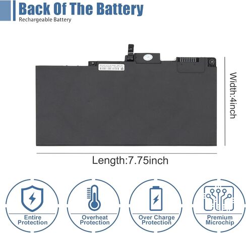 Vanpir TA03XL CS03XL 854047-1C1 854047-421 854108-850 Battery for HP EliteBook 745 755 745 840 848 850 G4, for hp ZBook 14U 15U G4 Notebook HSTNN-LB7J HSTNN-IB7L 996QA101H HSTNN-172C-4 HSTNN-175C-5 in Kuwait
