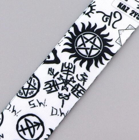 Pinstant Supernatural TV Show Fantasy Horror Drama Magic Pentagram Kaz 2Y5 17.7 "Neck Lanyard Keychain Quain Badge Scirmplic in Saudi Arabia