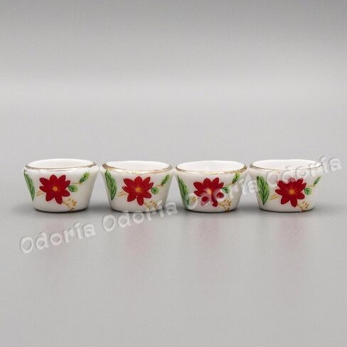 Odoria 1/12 Miniature Bowls 4Pcs Dollhouse Decoration Accessories in Saudi Arabia
