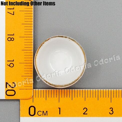 Odoria 1/12 Miniature Bowls 4Pcs Dollhouse Decoration Accessories in Saudi Arabia
