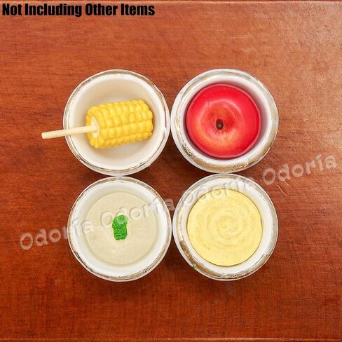 Odoria 1/12 Miniature Bowls 4Pcs Dollhouse Decoration Accessories in Saudi Arabia