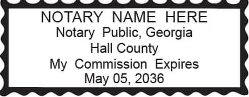 Hubco Pink S -844 Self Inking Custary Stamp - Georgia in Saudi Arabia