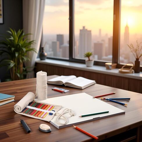 Large Capacity Pen Curtain Canvas Roll Up Pencil Case 36 Slots Pencil Bag Pencils Case Wrap Roll Holder for Coloring Pencil Natural Color Pen, Pencil and Marker Cases in Saudi Arabia