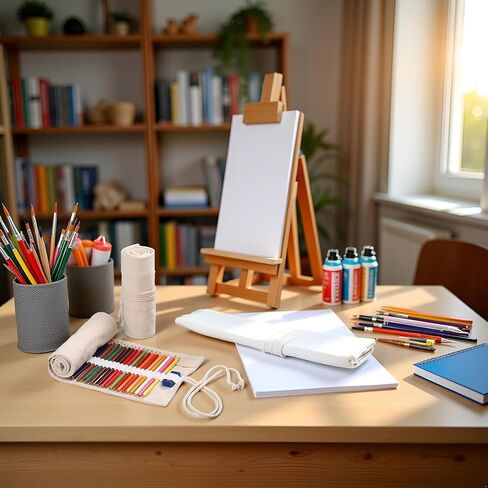 Large Capacity Pen Curtain Canvas Roll Up Pencil Case 36 Slots Pencil Bag Pencils Case Wrap Roll Holder for Coloring Pencil Natural Color Pen, Pencil and Marker Cases in Saudi Arabia