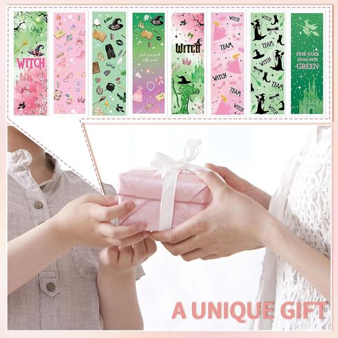 Witch UV DTF Pen Wraps Transfer - 40 PCS Pink and Green Pen Wraps UV DTF ، Design Design Wizard Doatproof UVDTF ، فيلم DIY Pencil Point Point Point Point Point in Saudi Arabia
