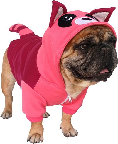 iChoue French Bulldog Ladybug Ladybird Lady Bug Caterpillar Insect Halloween Costumes Hoodies Sleeveless Clothes Outfits Cosplay Shirts for Dogs Frenchie Pug Boston Puppy - Black Red, Medium in Kuwait