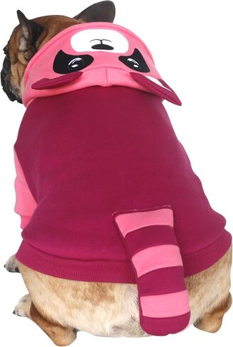 iChoue French Bulldog Ladybug Ladybird Lady Bug Caterpillar Insect Halloween Costumes Hoodies Sleeveless Clothes Outfits Cosplay Shirts for Dogs Frenchie Pug Boston Puppy - Black Red, Medium in Kuwait