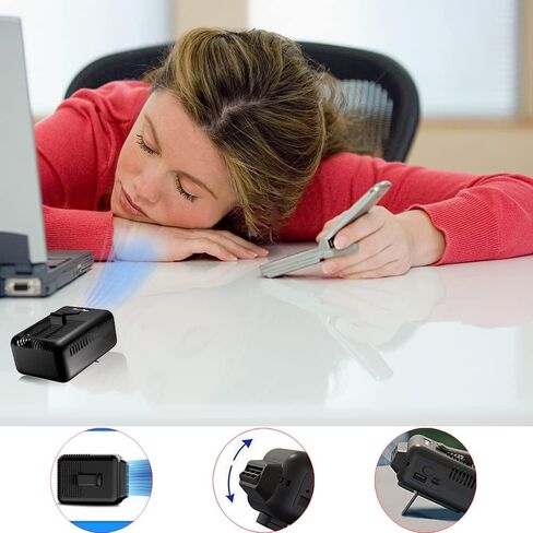 ترقية مروحة مشبك الخصر، مروحة يمكن ارتداؤها، مروحة جسم شخصية محمولة، قوية 8000 مللي أمبير في الساعة، مروحة تبريد ومنع ضربات الحرارة تصل إلى 23 ساعة (رمادي / 8000 مللي أمبير في الساعة) in Kuwait