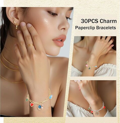 30PCS 18K Gold Plated Charm Bracelet Chains 6.3Inch Stainless Steel Bracelets Chain Bulk Link Bracelet with Lobster Clasps for Women DIY Bracelets Crafts Supplies(Gold+Silver) in Kuwait
