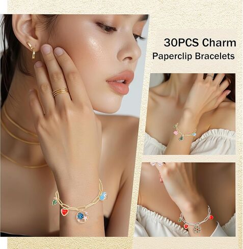 30PCS 18K Gold Plated Charm Bracelet Chains 6.3Inch Stainless Steel Bracelets Chain Bulk Link Bracelet with Lobster Clasps for Women DIY Bracelets Crafts Supplies(Gold+Silver) in Kuwait