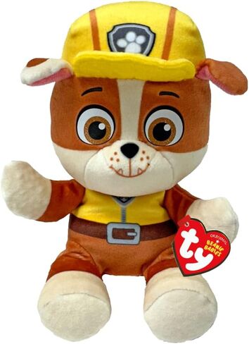 Ty - Paw Patrol Collection, Rubble, All The Heroes of The Puppy Squad in Floppy Version, Soft Plush to Collect, Gift Idea for Young and Old - 20 cm - T44020 in Saudi Arabia