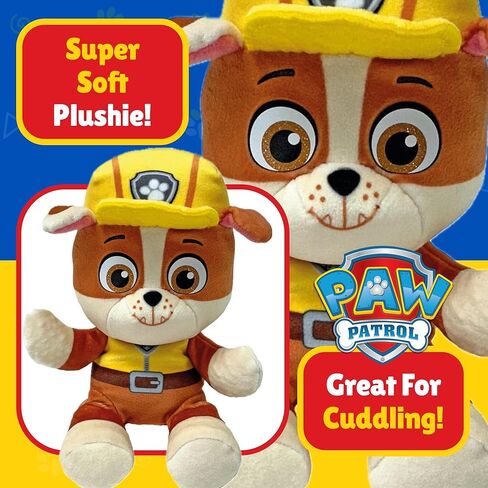 Ty - Paw Patrol Collection, Rubble, All The Heroes of The Puppy Squad in Floppy Version, Soft Plush to Collect, Gift Idea for Young and Old - 20 cm - T44020 in Saudi Arabia