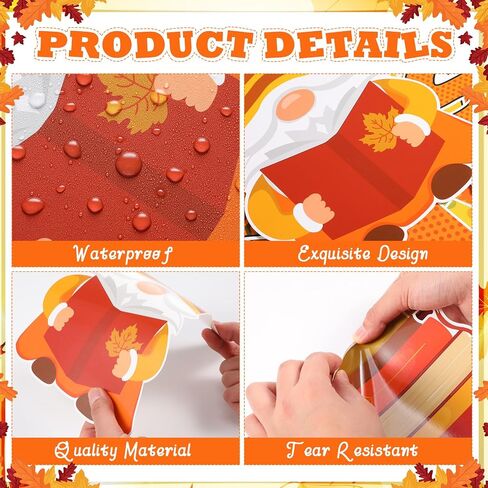 Pasimy 3D Fall Bulletin Board Decorations Set Reading Classroom Decor DIY Christian Maple Gnome Coffee Book Pumpkin Cutouts Autumn Paper Fan Border for Thanksgiving School Office Door Supplies(Books) in Saudi Arabia