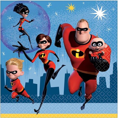 American Greetings Incredibles 2 Lunch Napkins, 16-Count, One Size in Saudi Arabia