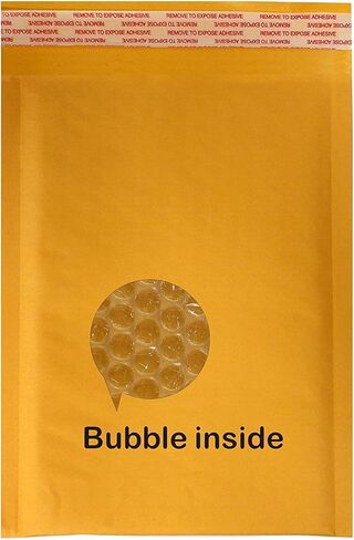 YensBubble 250 pcs 6 X 10 Kraft Bubble Padded Envelopes Mailers 250KF#0 in Saudi Arabia