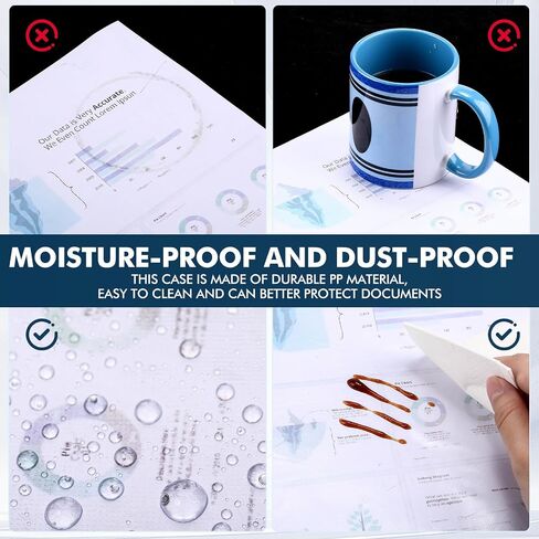 2000 Pack Sheet Protectors 8.5 x 11 Inch Clear Plastic Page Protectors 11-Hole Fit for 3 Ring Binder Plastic Sleeves for Papers, Document, Letter Size, Photo, Office, Home in Saudi Arabia