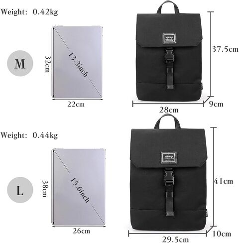 PORRASSO Women Laptop Backpack Daypack Rucksack for 15.6 Inch Laptop Waterproof Bookbag with Luggage Strap Storage Bag Travel Knapsack Beige B in Saudi Arabia