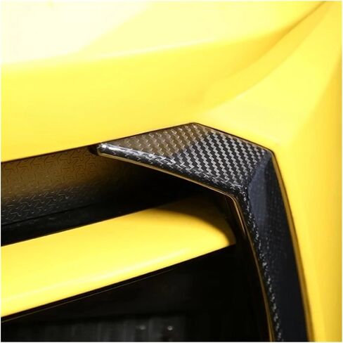Rear Spoiler Wing Car Compatible for Lamborghini Urus 2018 2019 2020 2021 Front Design Bumper Side Trim Cover Real Carbon Fiber Air Vent Decoration Frame Car Accessories(Forged Carbon) in Saudi Arabia