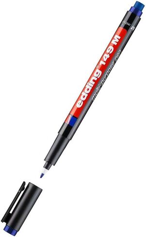 Edding 149 M permanent pen with eraser - acetate pen - black - 1 pen - round tip 1 mm in Saudi Arabia