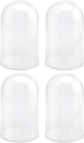 Plastic Dome Display Case with Clear Base, 7-1/2-inch, Large, 6-Count in Saudi Arabia