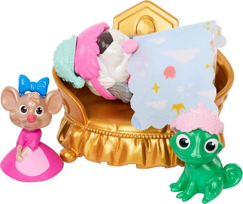 Mattel Disney Princess Pet Castle Playet مع 7 مناطق لعب ، 3 أصدقاء للحيوانات ، أثاث و 17 إكسسوارات ، قصر الحيوانات الأليفة بطول 2+ ، مستوحى من الأفلام in Saudi Arabia