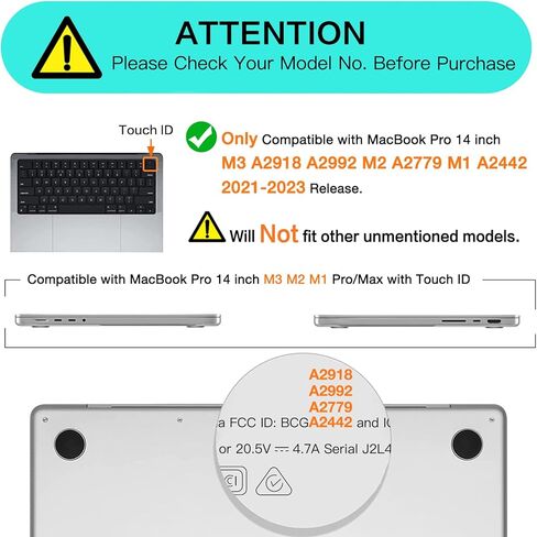 Moseso متوافق مع MacBook Pro 14 بوصة الحالة 2024-2021 M3 A2918 A2992 M2 A2779 M1 A2442 ، قشرة صلبة بلاستيكية وحقيبة الأكمام الرأسية وغطاء لوحة المفاتيح ودوار الشاشة والبول ، والأخضر في منتصف الليل والأخضر العتيقة in Saudi Arabia