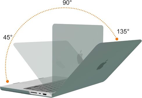 Moseso متوافق مع MacBook Pro 14 بوصة الحالة 2024-2021 M3 A2918 A2992 M2 A2779 M1 A2442 ، قشرة صلبة بلاستيكية وحقيبة الأكمام الرأسية وغطاء لوحة المفاتيح ودوار الشاشة والبول ، والأخضر في منتصف الليل والأخضر العتيقة in Saudi Arabia