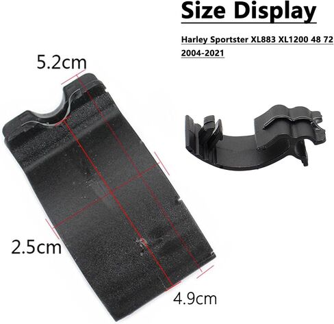 Left Side Battery Cover Clips Battery Cover Mount Socket Clips Compatible with Harley Sportster XL883 XL1200 48 72 2004-2021 in Saudi Arabia