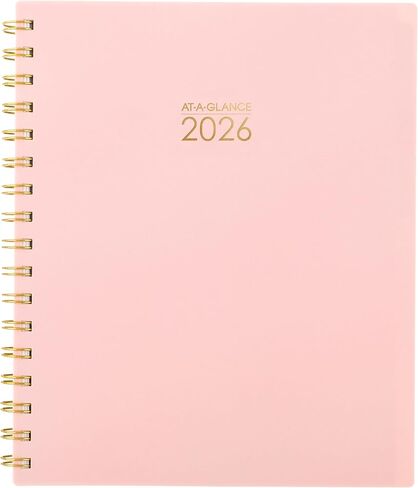 AT-A-GLANCE 2026 Planner, Weekly & Monthly, 7" x 8.75", Medium, Harmony, Sunset Coral (1099-805-27-26) in Saudi Arabia