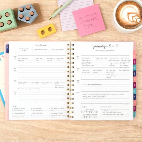 AT-A-GLANCE 2026 Planner, Weekly & Monthly, 7" x 8.75", Medium, Harmony, Sunset Coral (1099-805-27-26) in Saudi Arabia
