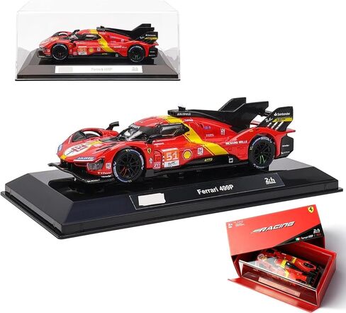 1/43 499P #51 Champion Racing Alloy Car for Ferrari 24h Lemans Rally Adult Baking Paint Diecast Model Collection in Saudi Arabia