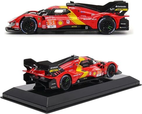 1/43 499P #51 Champion Racing Alloy Car for Ferrari 24h Lemans Rally Adult Baking Paint Diecast Model Collection in Saudi Arabia