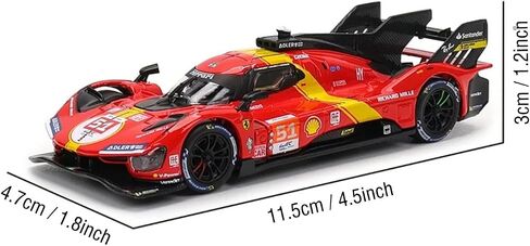 1/43 499P #51 Champion Racing Alloy Car for Ferrari 24h Lemans Rally Adult Baking Paint Diecast Model Collection in Saudi Arabia