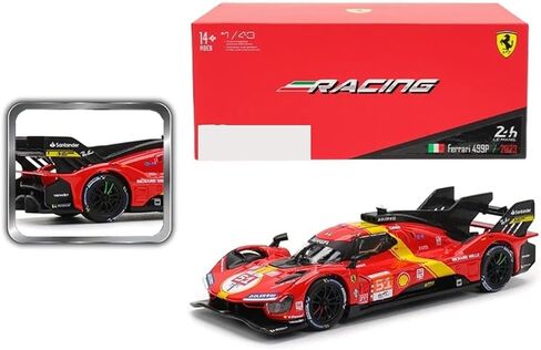 1/43 499P #51 Champion Racing Alloy Car for Ferrari 24h Lemans Rally Adult Baking Paint Diecast Model Collection in Saudi Arabia