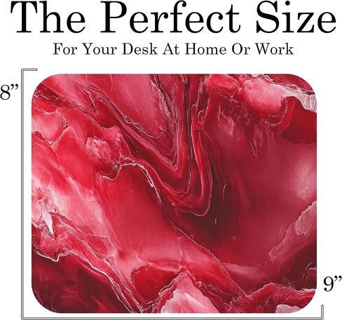 Blue Marbled Agate Mouse Pad Mat Mousepad for Desk Computer Laptop PC Gaming Home or Office Gift Marble (Blue Marble MP11) in Saudi Arabia