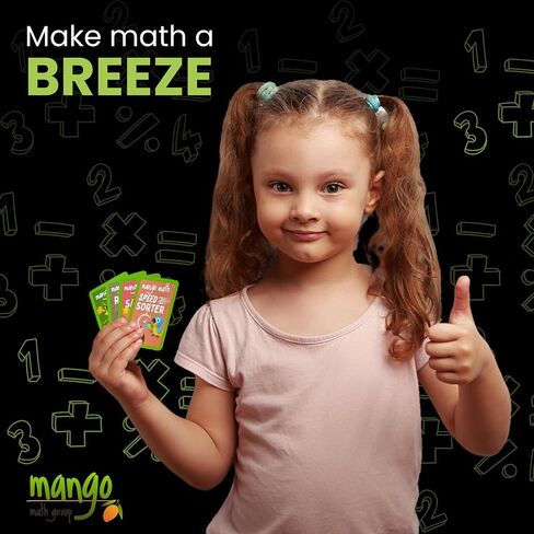 15 Pack - Math Flash Cards - Educational Math Games for Kids - Addition, Subtraction, Place Value Games & Learning Kit -2nd 3rd 4th Grades - Kids 6-12 - Set of 15 Games - English Version in Saudi Arabia