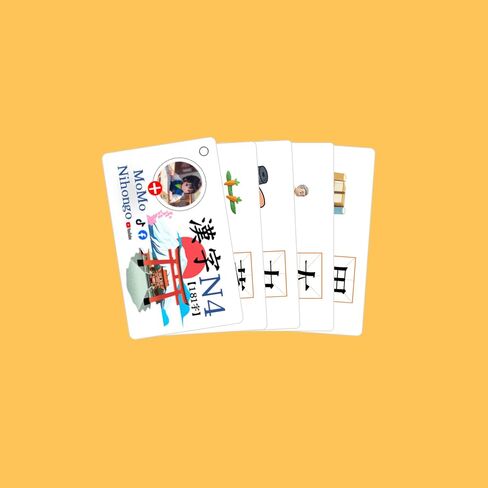 N5 - Learn Japanese Flash Cards - Kanji JLPT N5 Flash Cards - 85 Cards - Learn Kanji with Easy to Understand Pictures in Saudi Arabia